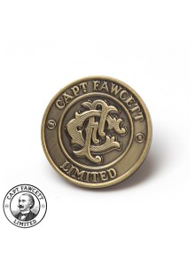 Captain Fawcett Antique Brass Badge